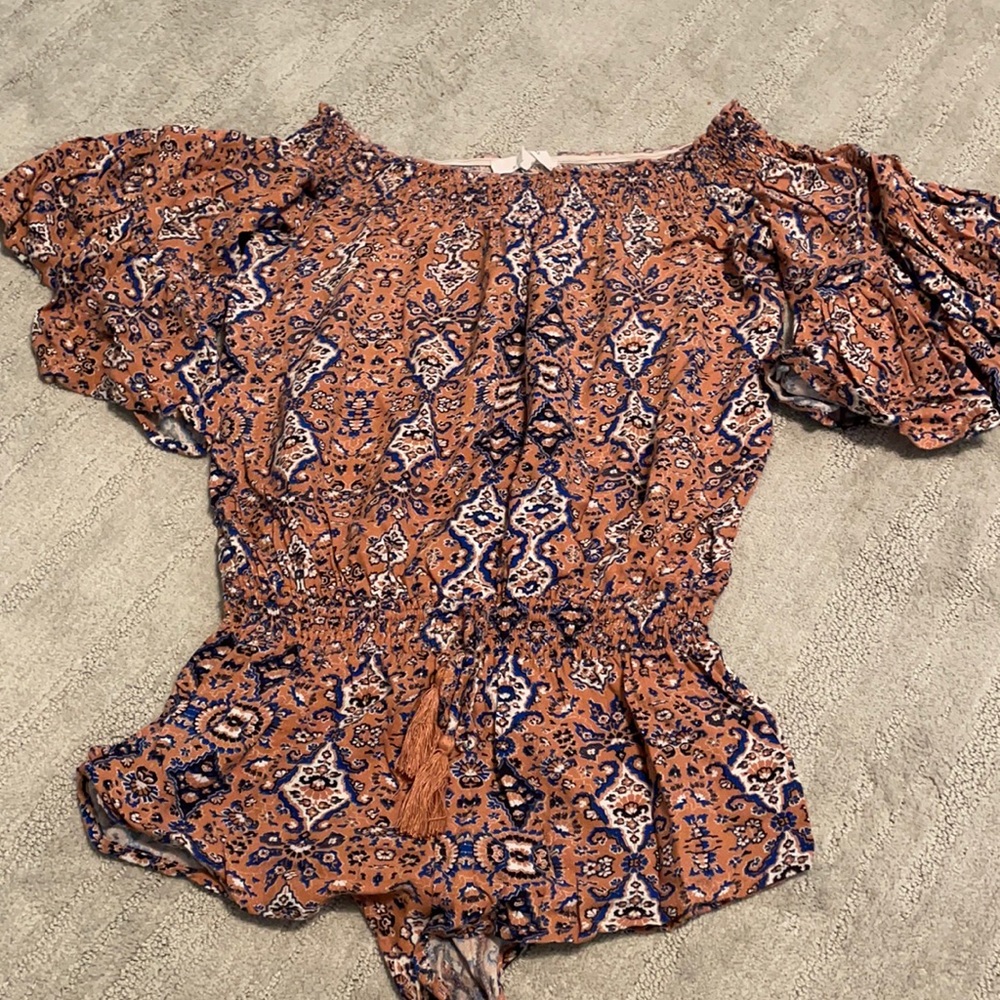 Off the shoulder romper